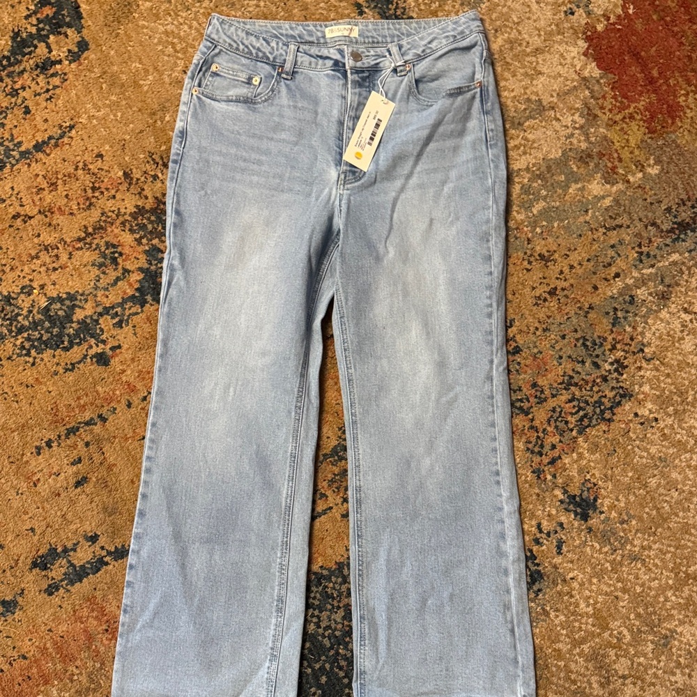 78&Sunny Braylon straight Leg cropped jean in lakeside 12